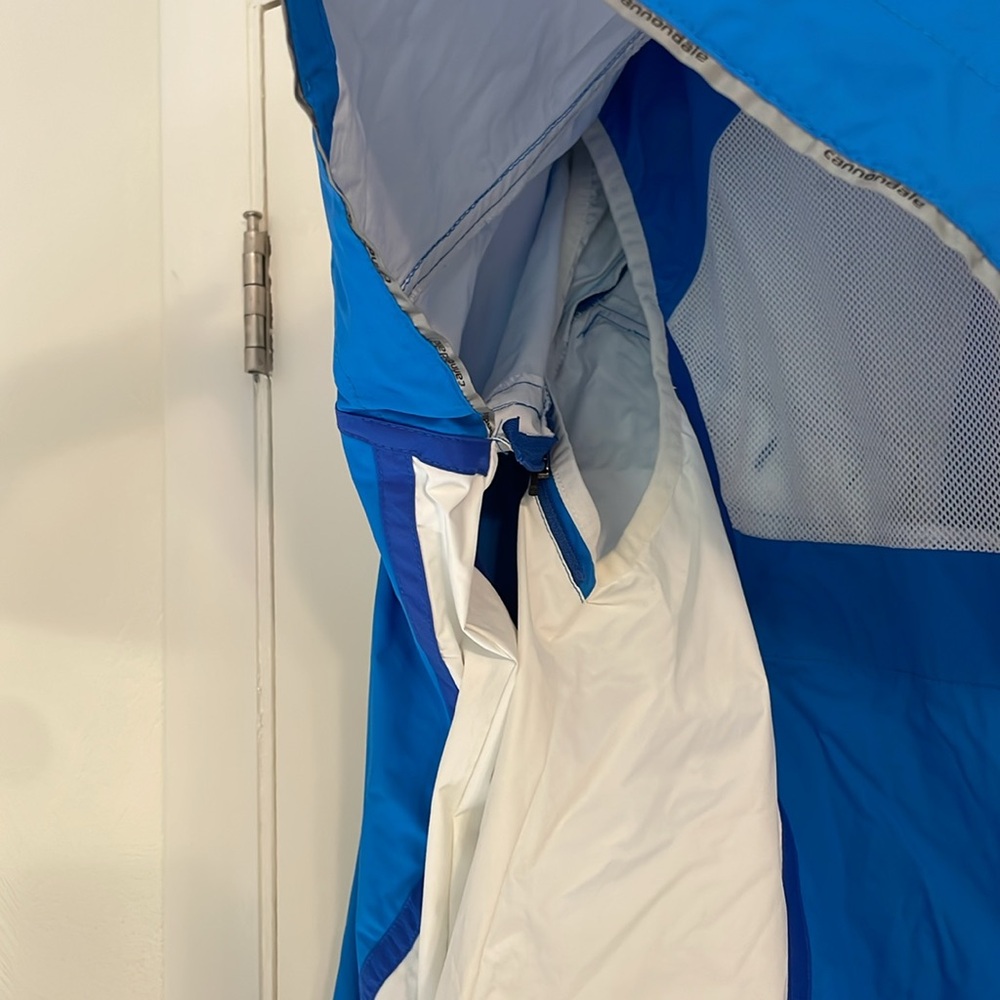 Cannondale blue Morphis convertible bike rain jacket like new XL - Picture 6 of 6
